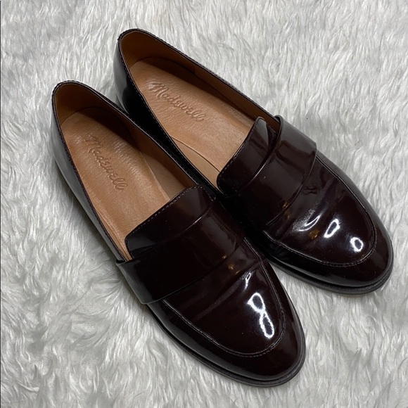 Madewell Shoes - Madewell Patent Leather Penny Loafers